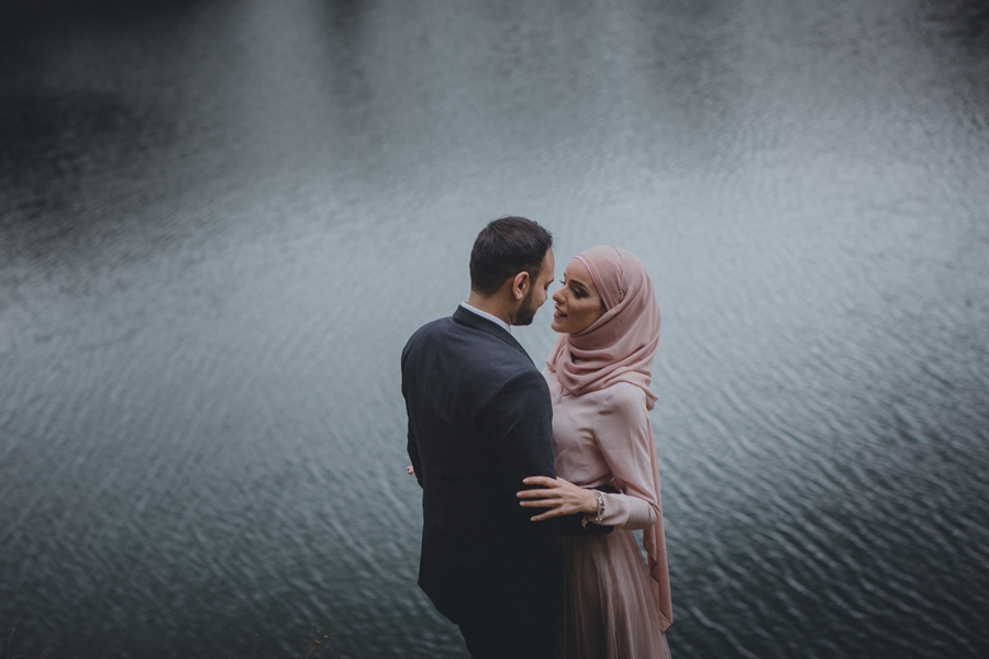 vatten,bröllopsfotograf,skåne,dalby,stenbrott,hijab